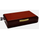 GERMANUS Licca Cigar Humidor with Digital Hygrometer and Metal Humidifier for ca 100 cigars