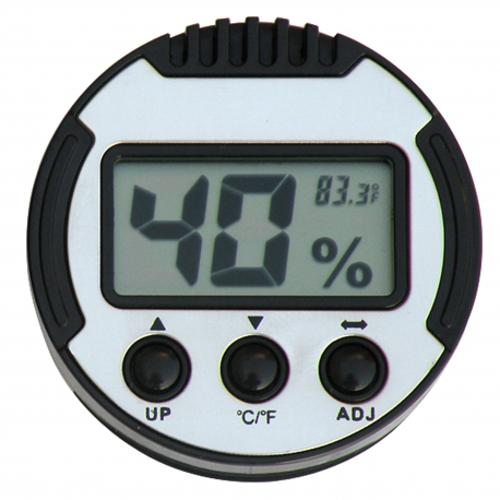 Kalibrierbarer Digital Humidor Hygrometer - Rund I