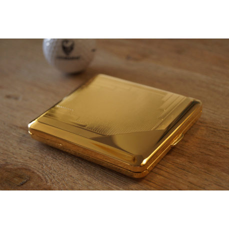 Cigarette Case with Genuine Gold - Made in Germany - Design A