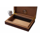 Humidor - Mini Reisehumidor für unterwegs braun matt