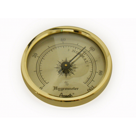 Hygrometer als Ersatz für Humidor 37 mm, Design 2