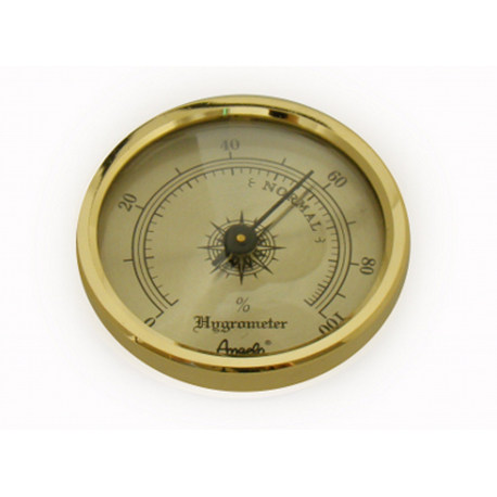 Hygrometer Replacement for Humidor 37mm, Design 2