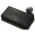 GERMANUS Premium Calf Skin Leather Tobacco Pouch, Black - Classicus II