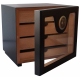 GERMANUS Cigar Humidor Cabinet: Cube basic, Black