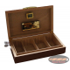 GERMANUS Licca Cigar Humidor with Digital Hygrometer and Metal Humidifier for ca 100 cigars