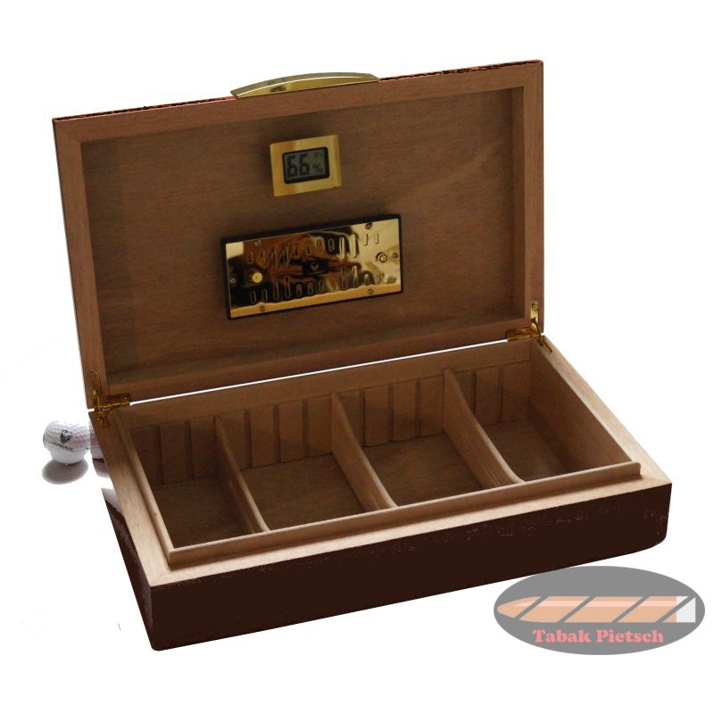 Håbefuld periode nøgen GERMANUS Licca Cigar Humidor with Digital Hygrometer