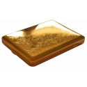 GERMANUS Cigarette Case with Genuine Gold - 100mm - Made in Germany - Design V - Persian / Venetian Engraving