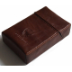 GERMANUS Cigarette Packaging Box - Leather Free - Tan