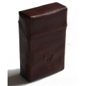 GERMANUS Cigarette Packaging Box - Leather Free - Made in EU - Tan - new Version