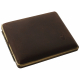 GERMANUS Cigarette Case Metal with Calf Leather Application - Made in Germany - Design Wild Bull