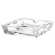 GERMANUS  Solid Crystal CigarAshtray - made from sturdy glass