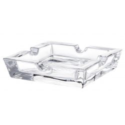 GERMANUS  Solid Crystal CigarAshtray - made from sturdy glass