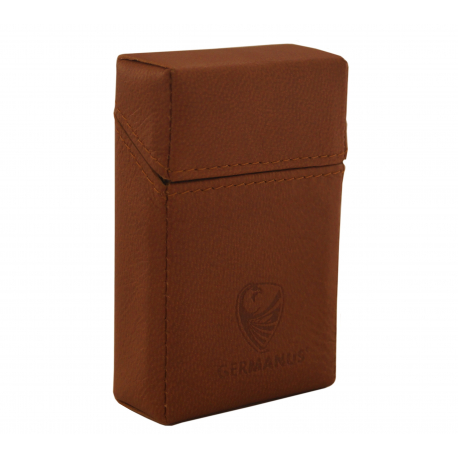 GERMANUS Cigarette Packaging Box - Leather - Made in EU - Aquilus