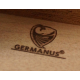 GERMANUS Black Cigar Humidor with Digital Hygrometer for ca 50 cigars