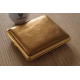 GERMANUS Cigarette Case Metal with Calf Leather Application - Made in Germany - Design Gold Leather