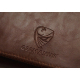 GERMANUS Tobacco Pouch - Leather Free, vegan, vegetarian - Made in EU - Pocket Atrobrunus, brown
