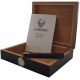 GERMANUS Cigar Humidor "Movella" for Beginner in Black