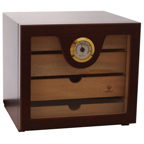 GERMANUS Zigarren Humidor Schrank "Durius" in braun