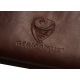 GERMANUS Tobacco Pouch - Leather Free, vegan, vegetarian - Made in EU - Pocket Skobrunus, brown