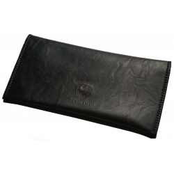 GERMANUS Tobacco Pouch - Leather Free, vegan, vegetarian - Made in EU - Noctus black