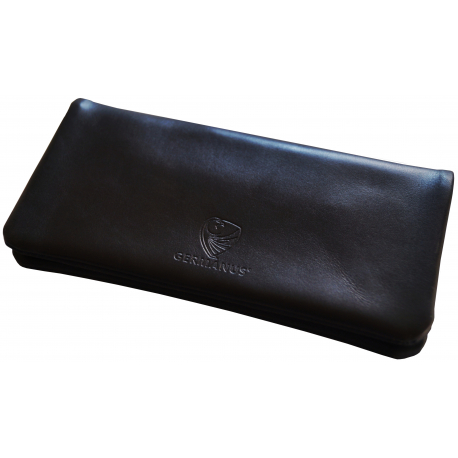 GERMANUS Tabaktasche Pouch - Leder - Schwarz