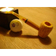 Quality Corncob Pipe - Shape: Classic, Bent