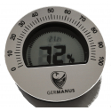 GERMANUS Adjustable Digital Humidor Hygrometer - Round Germanus