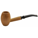 Original Missouri Quality Corncob Wood Pipe - Shape: Egg, Bent