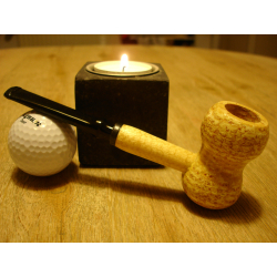 Original Missouri Quality Corncob Pipe - Curl, Straight