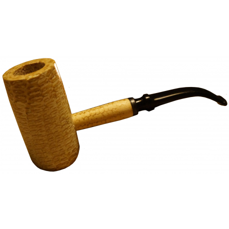 Original Missouri Quality Corncob Pipe - Shape: Mac Arthur Smooth - Bent Short