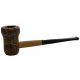 Original Missouri Qualitäts Corncob Pfeife - Shape: Dark Curl, Billiard