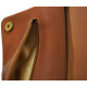 GERMANUS Calbrunus Tobacco Pouch -  Leather - Dark Brown