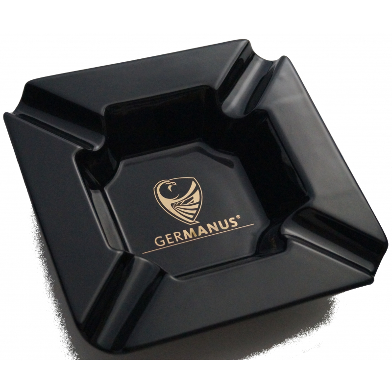 GERMANUS Car Ashtray for Cigars Windproof Black