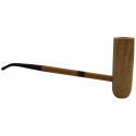 Original Missouri Quality Corncob Pipe - Shape: Mac Arthur Bent Smooth