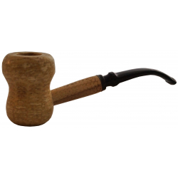 Original Missouri Quality Corncob Pipe - Shape: Curl, Bent