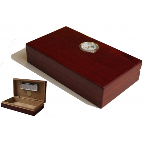 Humidor - Reisehumidor Mini hochglanz Braun