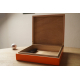 Beginner's Cigar Humidor in Orange Finish