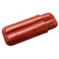 Angelo® Leather Cigar Sheath from genuine Leather - for 2 cigars