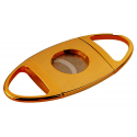 Ring 63 Quality Double Blade Cigar Cutter Gold Color in Case