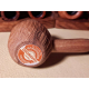 Custom modified Corncob Wood Pipe - Shape: Apple, Bent