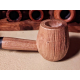 Custom modified Corncob Wood Pipe - Shape: Apple, Bent