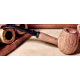 Custom modified Corncob Wood Pipe - Shape: Apple, Bent