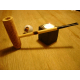 Original Missouri Quality Corncob Pipe - Shape: Mac Arthur Billiard