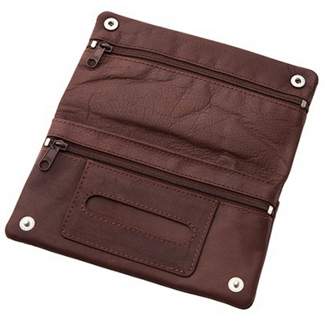 High Quality Faux Leather Tobacco Pouch No Life No Music