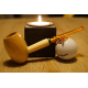 Original Missouri Quality Corncob Wood Pipe - Shape: Egg, Straight