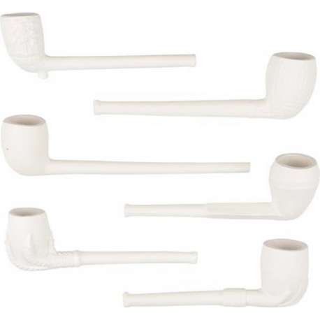 Clay Pipe 11 cm, Handmade in Germany