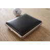 GERMANUS Cigarette Case Metal with Leather Application - Made in Germany - Design Leather 2