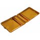 GERMANUS Cigarette Case with Genuine Gold - 100mm - Made in Germany - Design Point Raster