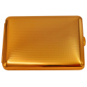 GERMANUS Cigarette Case with Genuine Gold - 100mm - Made in Germany - Design Point Raster