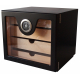 GERMANUS Cigar Humidor Cabinet: Cube basic, Black